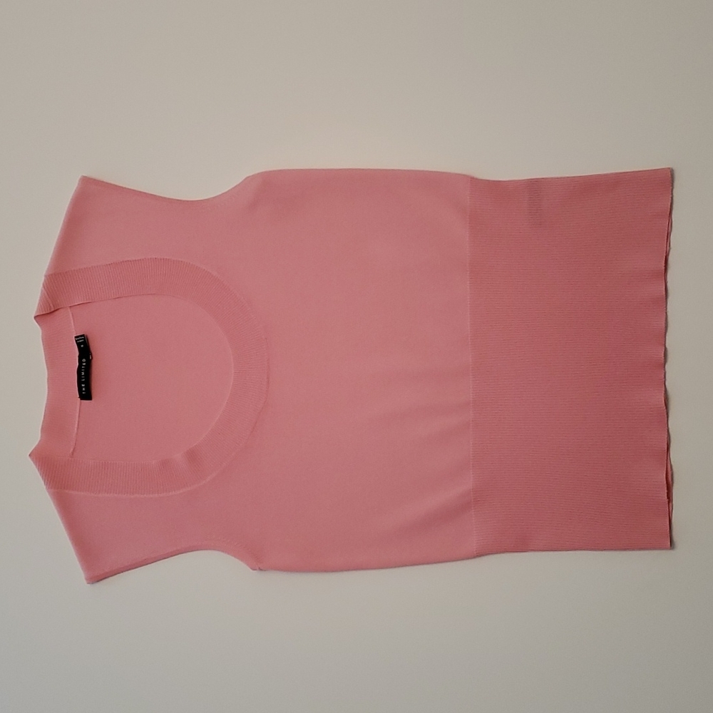 The Limited Light Pink Scoop Neck Vest Size S